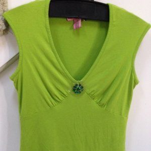 BANDOLINO Top with Brooch, Size M